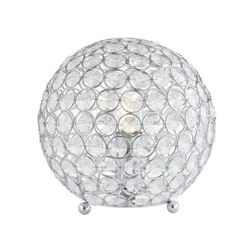 Gemma 8.25" Acrylic/Metal LED Table Lamp - JONATHAN Y